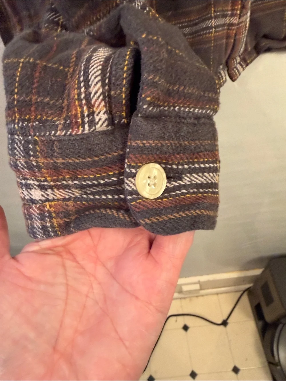 All Saints Isonde Checked Relaxed Fit Shirt size X-Large